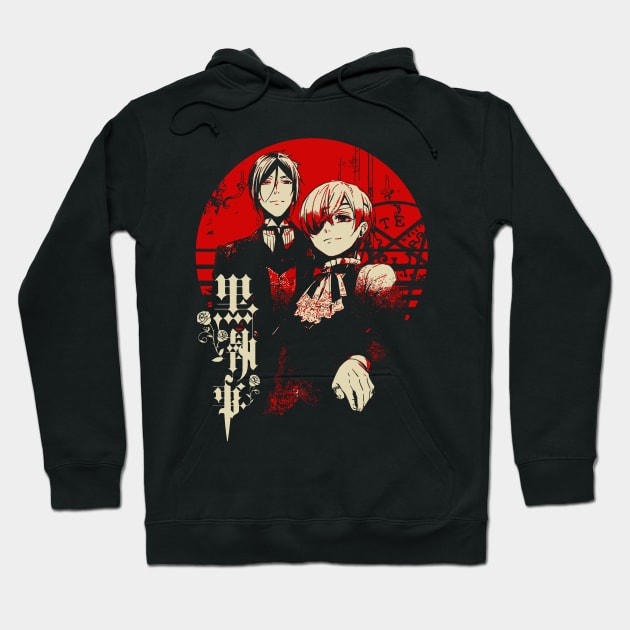 Black butler Sebastian michaelis || Ciel phantomhive Hoodie by nataly_owl